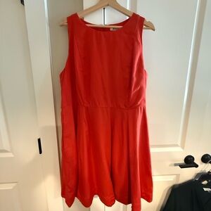 Boden Red Sleeveless Dress